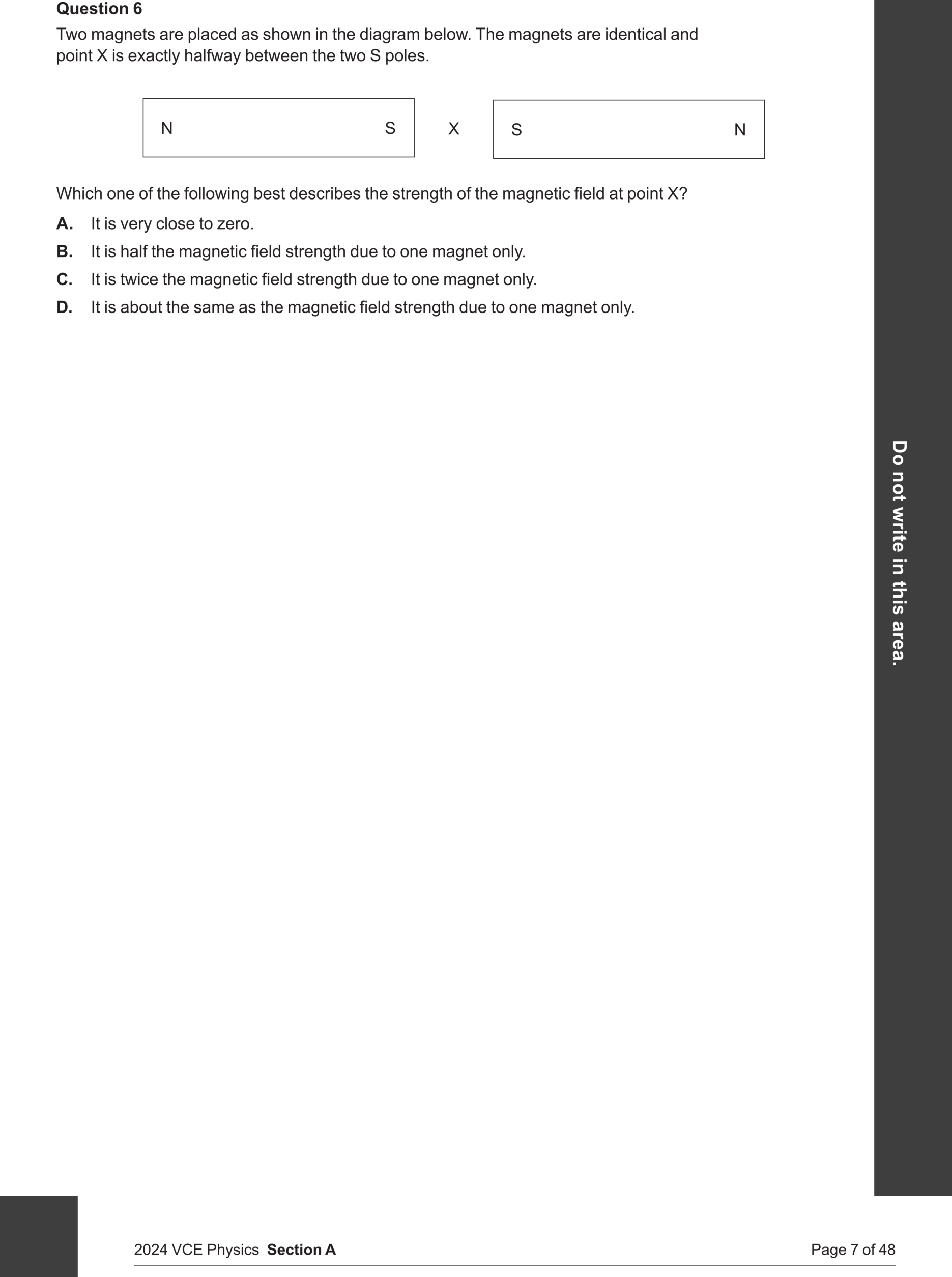 Physics 2024 Exam Question 6 — Satellite orbital motion, Inverse-square field law