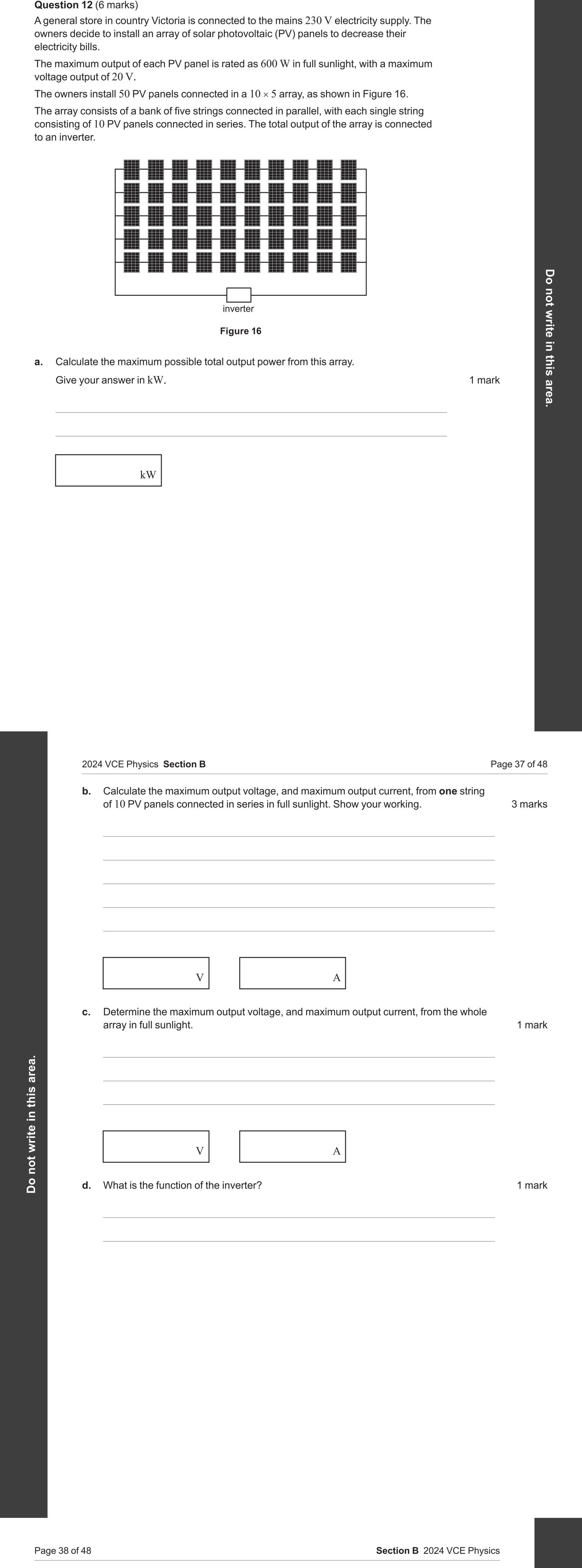 Physics 2024 Exam Question 12(d) — RMS-to-DC comparison