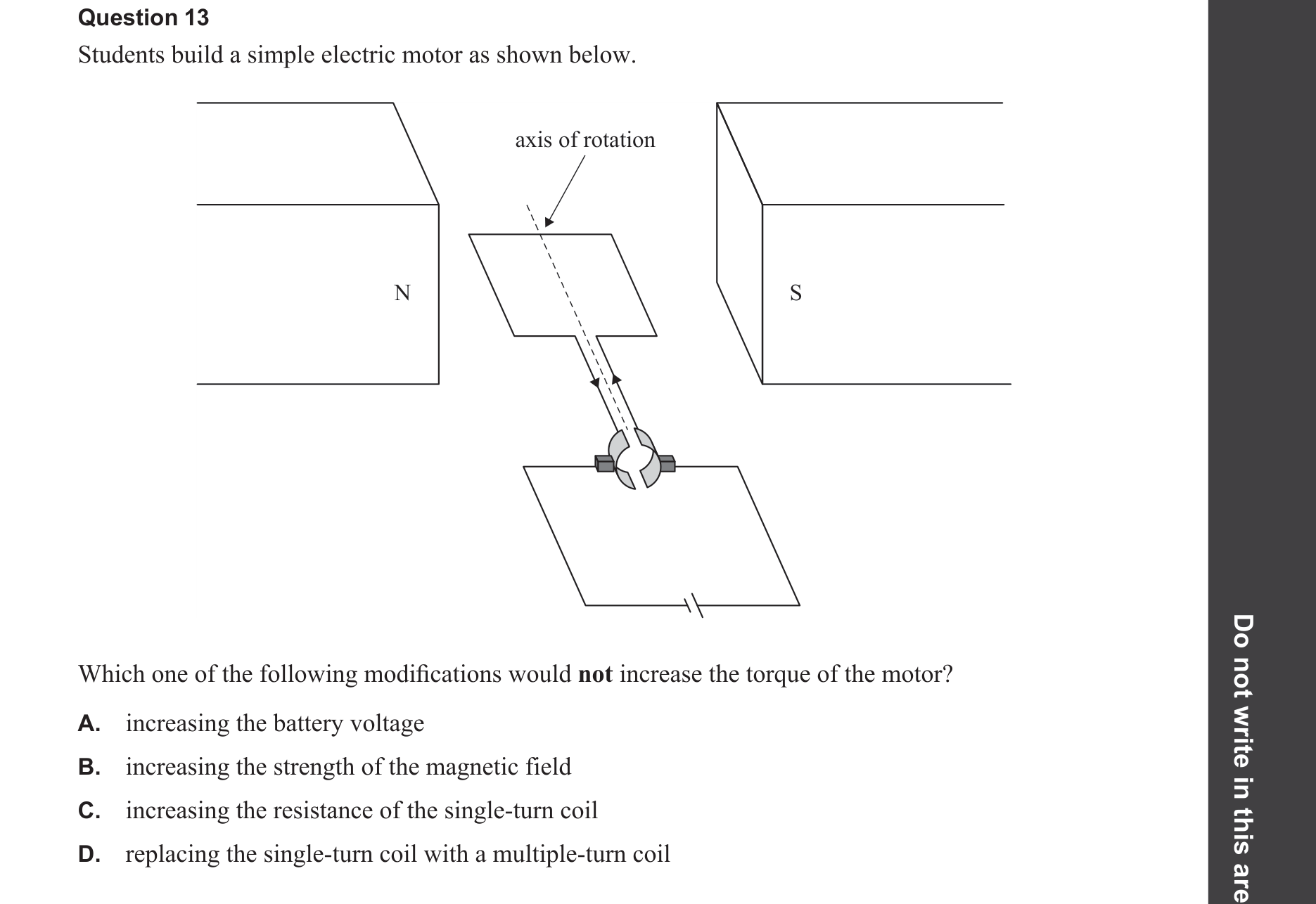 Physics 2025 Exam Question 13 — de Broglie wavelength concept, Electron energy-frequency link