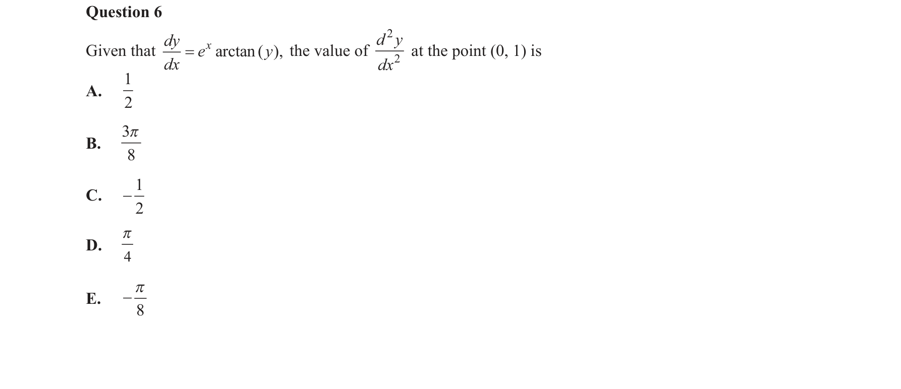 Specialist Mathematics 2017 Exam 2 Question 6 — Implicit differentiation, Second derivatives and concavity